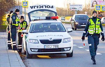 В Литве полиция устроила погоню за мужчиной, угнавшему у белорусов BMW