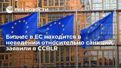 Глава CCBLR Прозоров: бизнес в ЕС находится в иллюзиях по санкциям, связанным с Россией
