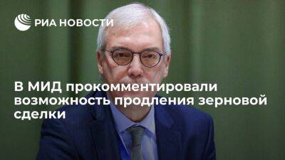 Грушко: Россия намерена добиваться от партнеров по зерновой сделке исполнения обязательств