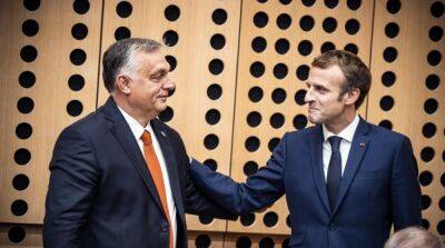 Макрон и Орбан встретились в Париже: обсуждали Украину и санкции против рф