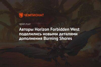 Авторы Horizon Forbidden West поделились новыми деталями дополнения Burning Shores