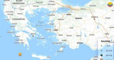 Землетрясение магнитудой 5,3 всколыхнуло побережье Средиземного моря - unn.com.ua - Украина - Киев - Турция - Греция
