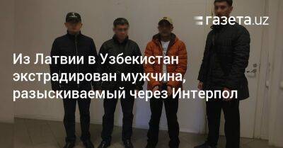 Из Латвии в Узбекистан экстрадирован мужчина, разыскиваемый через Интерпол