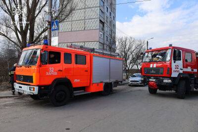 «Пожара не было»: в ГСЧС опубликовали фото с утреннего «прилета» по Харькову
