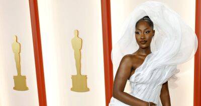 Tems ответила на критику платья на "Оскаре-2023", которое блокировало обзор зрителям