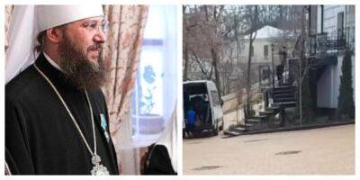 Митрополит московской церкви вывозит имущество из Лавры, кадры: "Уже два дня..."