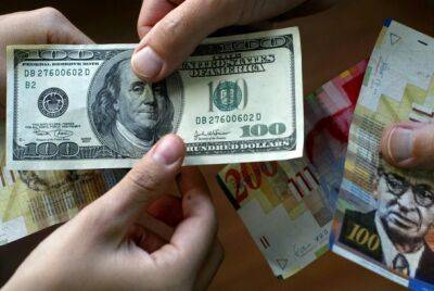 Доллар и евро выросли по отношению к шекелю, поездки за границу обойдутся израильтянам дороже