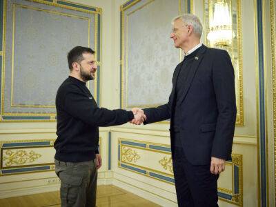 Зеленский встретился с премьер-министром Латвии