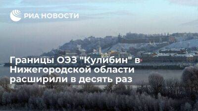Границы ОЭЗ "Кулибин" в Нижегородской области расширили в десять раз
