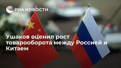Ушаков: Россия и Китай достигнут товарооборота в 200 миллиардов долларов раньше 2024 года