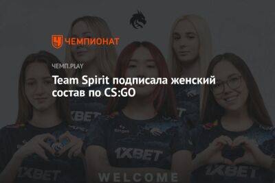 Team Spirit подписала женский состав по CS:GO