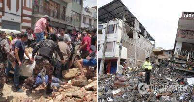 Землетрясение в Эквадоре – землетрясение магнитудой 6,8 баллов повлекло за собой разрушение фото и видео