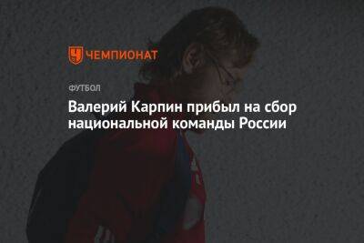 Валерий Карпин прибыл на сбор национальной команды России