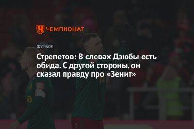 Стрепетов: В словах Дзюбы есть обида. С другой стороны, он сказал правду про «Зенит»