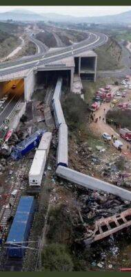 Железнодорожная катастрофа в Греции
