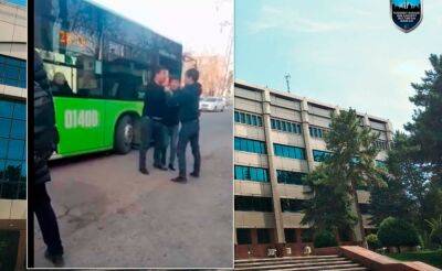 Водители автобусов, устроившие потасовку в Ташкенте, отправлены на неделю под арест