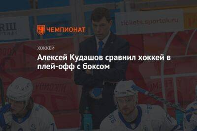 Алексей Кудашов сравнил хоккей в плей-офф с боксом