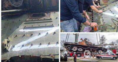 В Нидерландах на подбитом танке РФ неизвестные нарисовали символ Z – фото и подробности