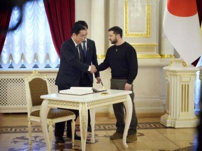 Зеленский и Кисида подписали совместное заявление об особом глобальном партнерстве между Украиной и Японией