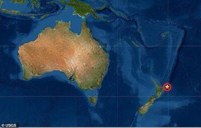 За последние пять дней в Новой Зеландии произошли сотни землетрясений