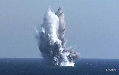 КНДР испытала подводный "ядерный" беспилотник