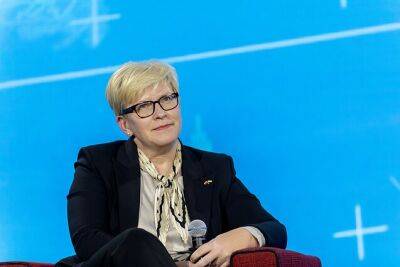 Ингрида Шимоните - Премьер Литвы: "взнос солидарности" банков нужно увязать со всеми важными проектами - obzor.lt - Литва