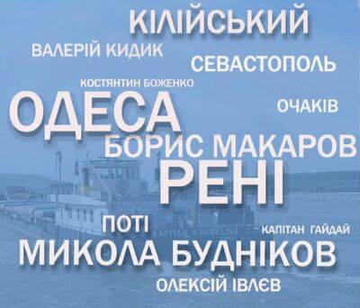12 судов сменили названия в дунайском пароходстве | Новости Одессы