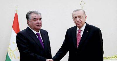 Эмомали Рахмон получил телеграмму от главы Турции