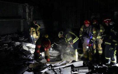 Спасатели показали последствия атаки БПЛА в Киеве