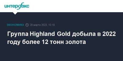 Группа Highland Gold добыла в 2022 году более 12 тонн золота