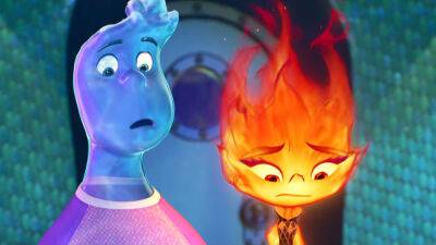 Огонь и Вода объединяются в новом трейлере мультфильма Elemental / «Элементаль» от Pixar