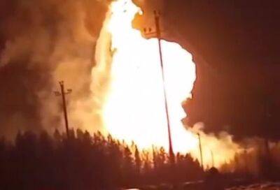 В россии произошел взрыв на газопроводе