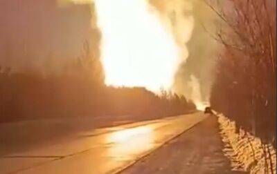 Столб огня: в РФ произошел взрыв на газопроводе