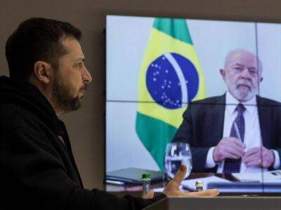 Зеленский обсудил с президентом Бразилии дипломатические усилия "по возвращению мира в Украину и весь мир"
