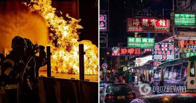 Небоскреб в Гонгонге загорелся, пострадали по меньшей мере два человека – фото и видео