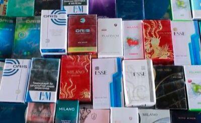 В одном из частных домов в Ташкенте обнаружили склад контрафактных сигарет