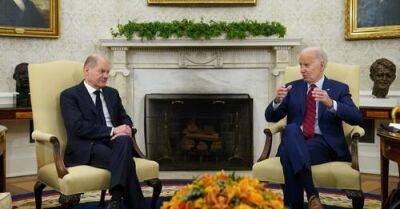 Байден и Шольц обсуждают в Белом доме поддержку Украины