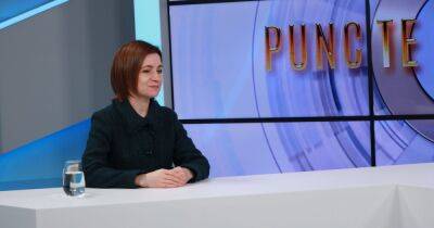 "Молдоване — не подданные Кремля": Санду рассказала о попытках РФ свергнуть власть Молдовы