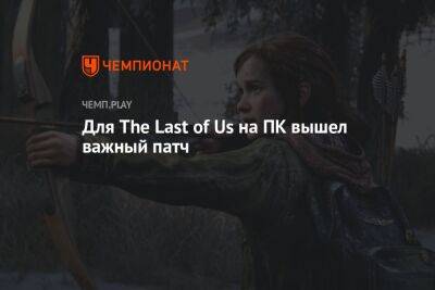 Для The Last of Us на ПК вышел важный патч