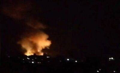 ВВС Израиля уничтожили склад иранского оружия в пригороде Дамаска