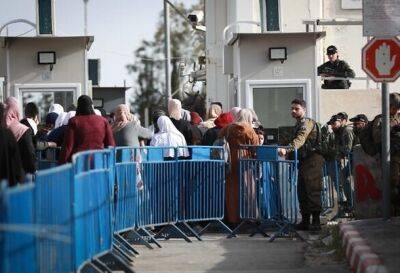 Во время Песаха КПП в Газе, Иудее и Самарии будут закрыты для палестинцев