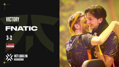 Fnatic — чемпионы VCT 2023: LOCK//IN São Paulo