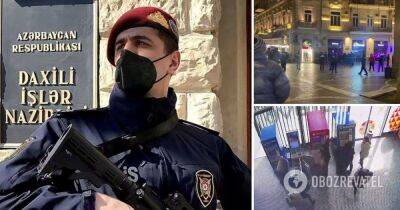 Стрельба в Баку – двое мужчин устроили стрельбу в гипермаркете – видео
