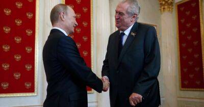 Земан "покаялся" за дружбу с Путиным: "Сотрудничество закончилось безумной ошибкой"