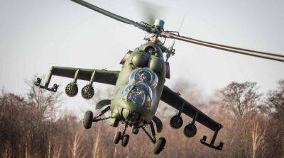На востоке Польши упал военный вертолет Ми-24