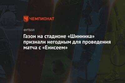 Газон на стадионе «Шинника» признали негодным для проведения матча с «Енисеем»