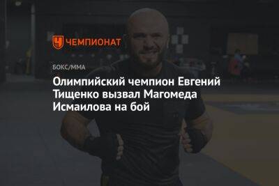Олимпийский чемпион Евгений Тищенко вызвал Магомеда Исмаилова на бой