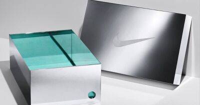 Louis Vuitton - Tiffany & Co и Nike представили коробку для кроссовок из чистого серебра весом 10 кг - focus.ua - Украина - штат Род-Айленд