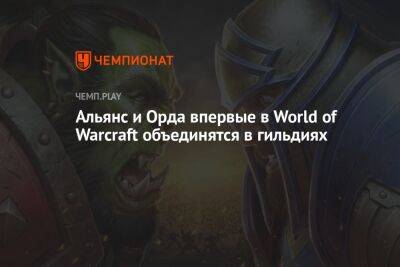 Альянс и Орда впервые в World of Warcraft объединятся в гильдиях