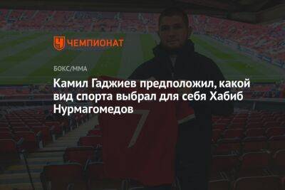 Камил Гаджиев предположил, какой вид спорта выбрал для себя Хабиб Нурмагомедов